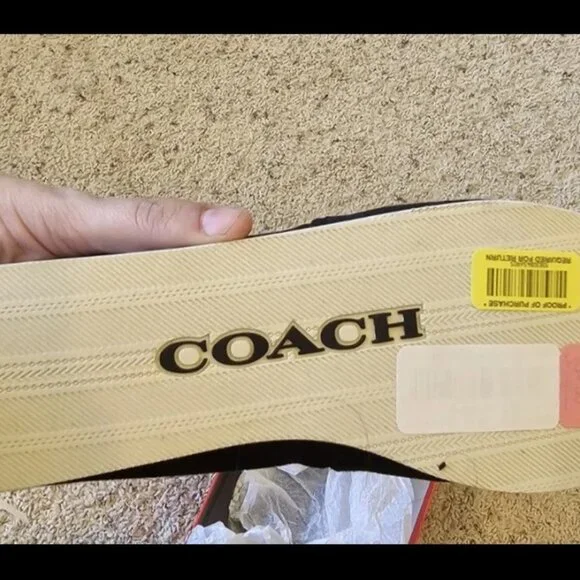 Women's black coach shoes sz 9 - Picture 3 of 6